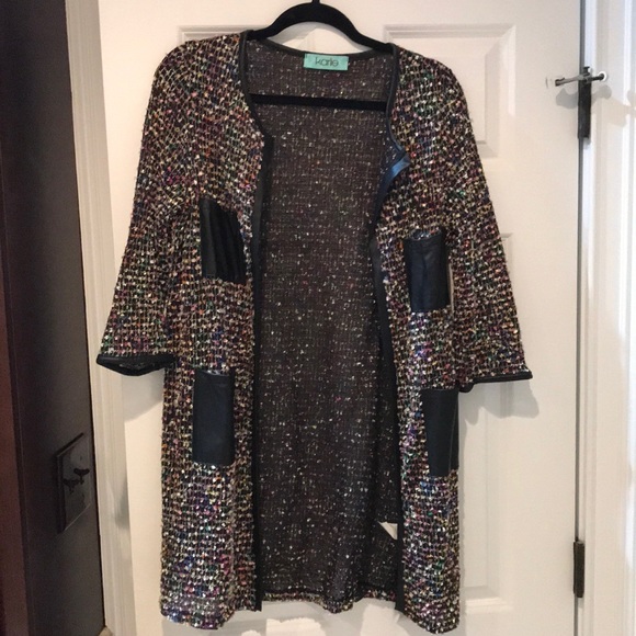 Karlie Jackets & Blazers - Multi colored / leather Karlie cardigan